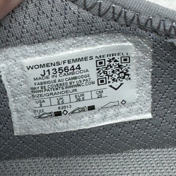 Merrell Bravada 2 J135644 Gray Aerosport Paloma Hiking Shoes Women's Size 8 - Picture 7 of 7